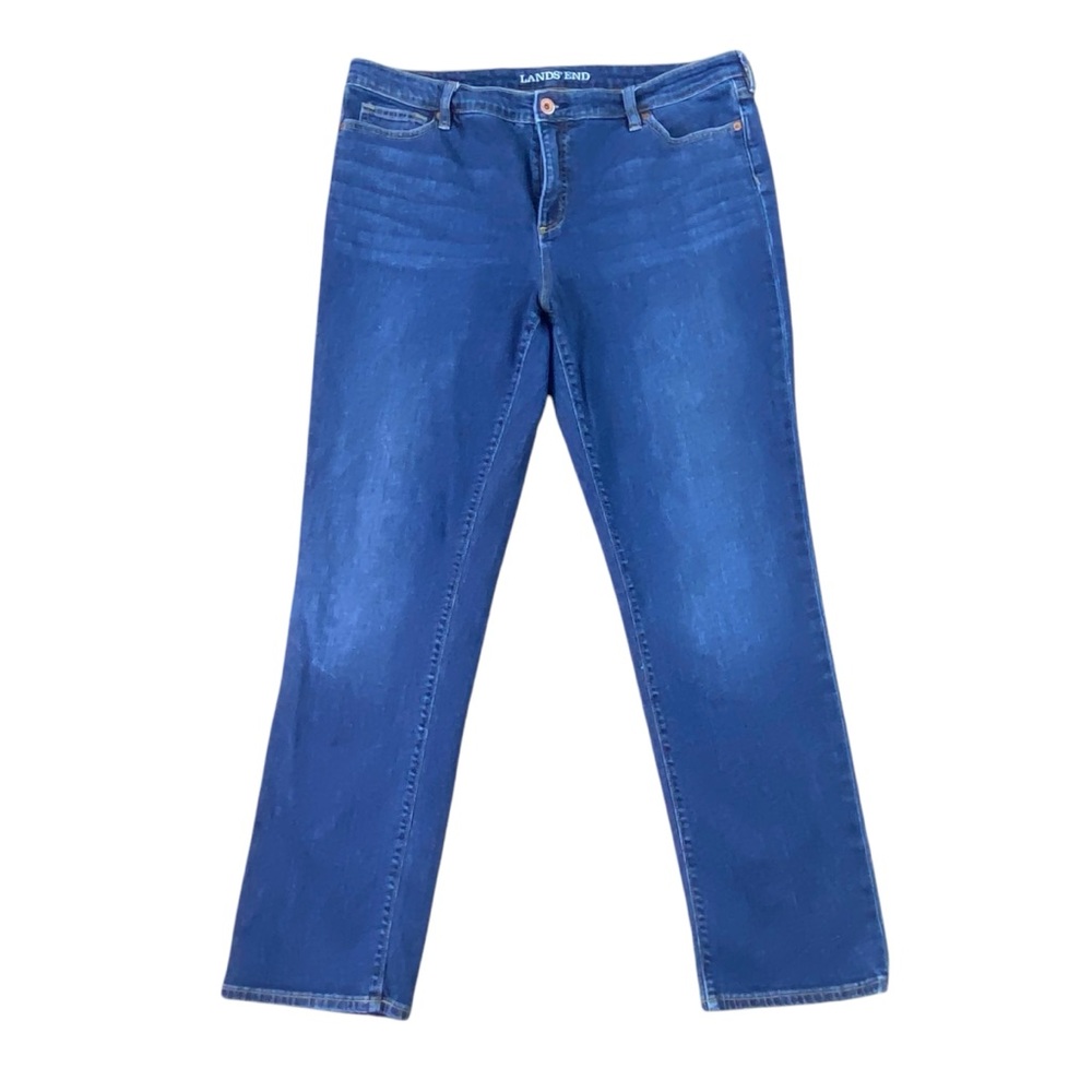 Woman’s Lands’ End “straight leg” jeans size 16